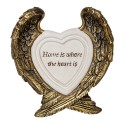 Clayre & Eef Decorazione murale  Ali 13 cm Color oro Plastica Home heart