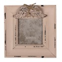 Clayre & Eef Photo Frame 7x7 cm Pink MDF Wings