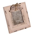 Clayre & Eef Photo Frame 7x7 cm Pink MDF Wings