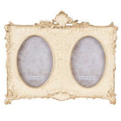 Clayre & Eef Photo Frame 6x9 cm Gold colored Plastic