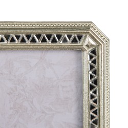 Clayre & Eef Cornice per foto 10x15 cm Color argento Plastica