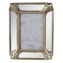 Clayre & Eef Cornice per foto 10x15 cm Color oro Plastica