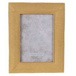 Clayre & Eef Photo Frame 13x18 cm Gold colored Plastic