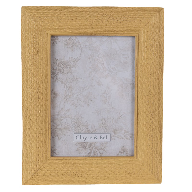 Clayre & Eef Photo Frame 13x18 cm Gold colored Plastic