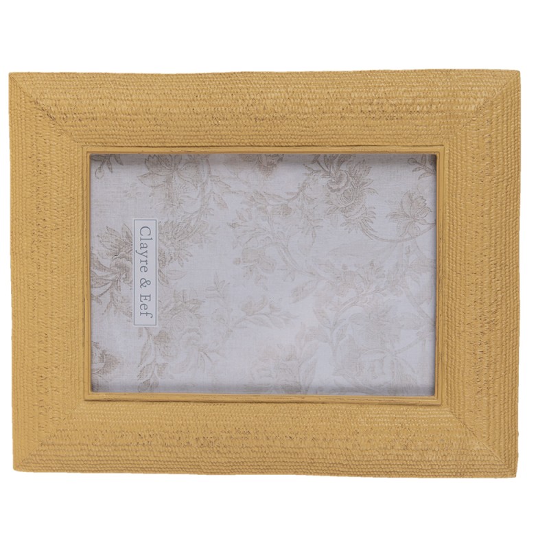 Clayre & Eef Photo Frame 13x18 cm Gold colored Plastic