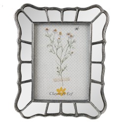 Clayre & Eef Photo Frame 13x18 cm Silver colored Plastic