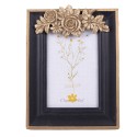 Clayre & Eef Photo Frame 10x15 cm Black MDF Rectangle