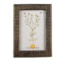 Clayre & Eef Bilderrahmen 10x15 cm Goldfarbig Kunststoff Glas