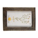 Clayre & Eef Bilderrahmen 10x15 cm Goldfarbig Kunststoff Glas