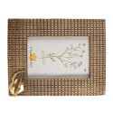 Clayre & Eef Bilderrahmen 10x15 cm Goldfarbig Kunststoff Glas