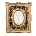 Clayre & Eef Bilderrahmen 7x9 cm Goldfarbig Kunststoff Glas Rechteck