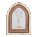 Clayre & Eef Bilderrahmen 10x15 cm Braun Beige Holzprodukt Rechteck