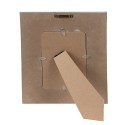 Clayre & Eef Fotolijst  10x15 cm Wit Beige Hout Glas Rechthoek