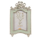 Clayre & Eef Photo Frame 10x15 cm Green Plastic Glass