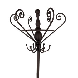 Clayre & Eef Porte-manteau sur pied 180 cm Marron Fer