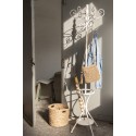 Clayre & Eef Porte-manteau sur pied 180 cm Blanc Fer