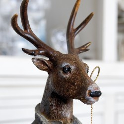 Clayre & Eef Figurine Deer 92 cm Grey Polyresin