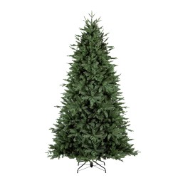 Clayre & Eef Sapin de Noël Ø 162x300 cm Vert Plastique