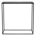 Clayre & Eef Beistelltisch 99x29x83 cm Grau Aluminium Rechteck