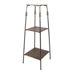 Clayre & Eef Storage Rack 39x39x105 cm Brown Iron Square