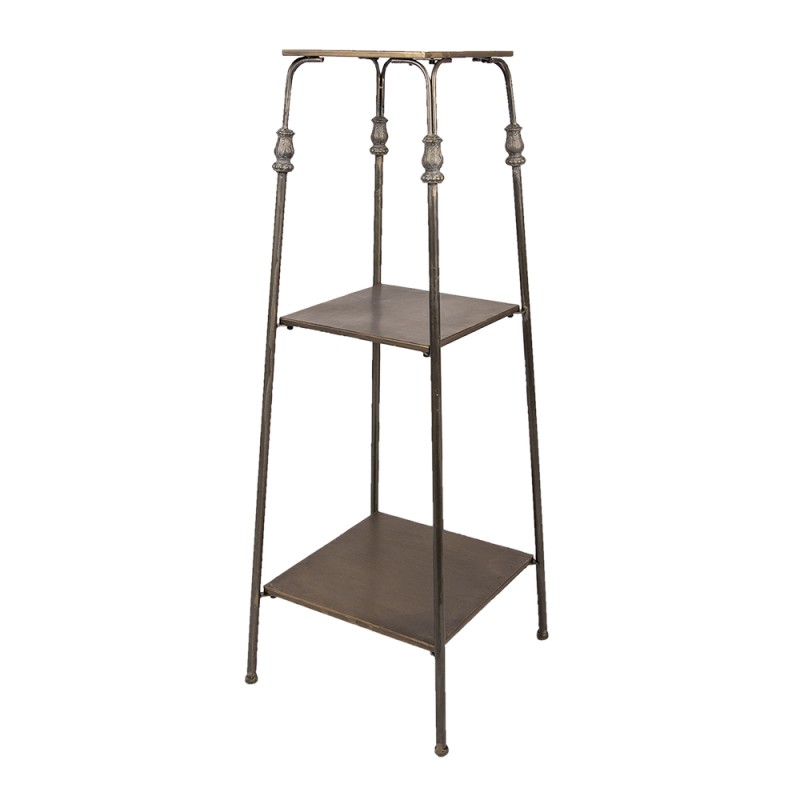 Clayre & Eef Storage Rack 39x39x105 cm Brown Iron Square