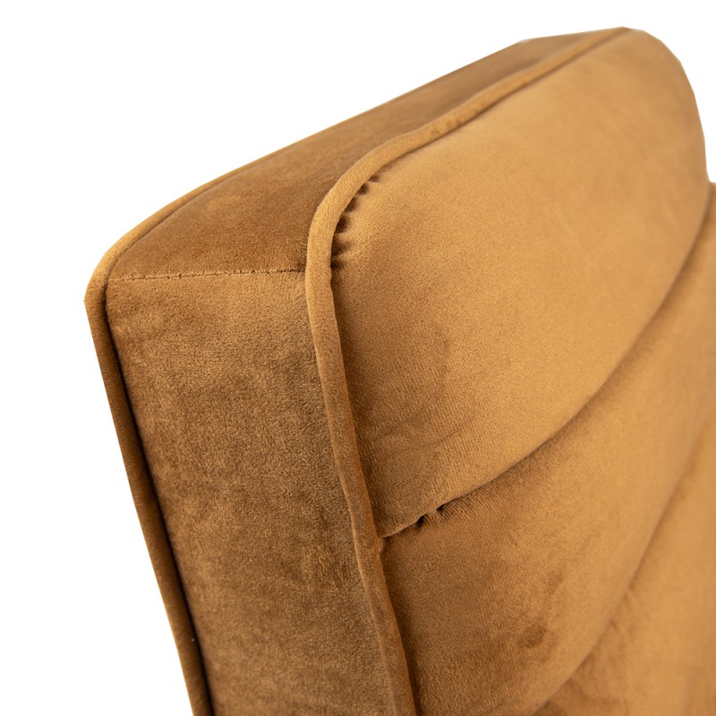 Clayre & Eef Armchair with Armrest 60x69x78 cm Brown Textile