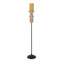 Clayre & Eef Candelabro 75 cm Nero Marrone  Legno Ferro