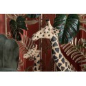 Clayre & Eef Figurine Girafe 90 cm Marron Noir Papier Fer Textile