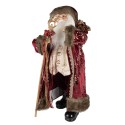 Clayre & Eef Statuetta Babbo Natale  82 cm Rosso Plastica