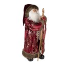 Clayre & Eef Beeld Kerstman 82 cm Rood Kunststof