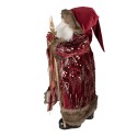 Clayre & Eef Figur Weihnachtsmann 63 cm Rot Kunststoff