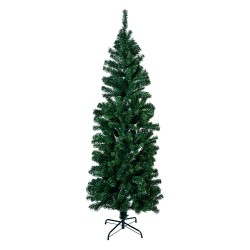 Clayre & Eef Albero di Natale 180 cm Verde Plastica