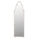 Clayre & Eef Mirror 38x132 cm White Iron Rectangle