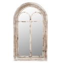 Clayre & Eef Miroir 55x95 cm Gris Bois Rectangle