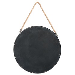 Clayre & Eef Mirror Ø 56 cm Grey Iron Round