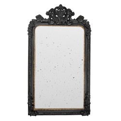 Clayre & Eef Miroir 90x158 cm Noir Couleur or Bois Rectangle