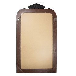 Clayre & Eef Mirror 90x158 cm Black Gold colored Wood Rectangle