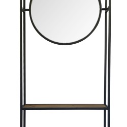 Clayre & Eef Miroir 53x165 cm Noir Bois Rond