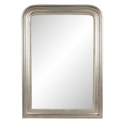 Clayre & Eef Miroir 76x106 cm Couleur argent Bois Rectangle