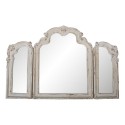 Clayre & Eef Miroir 66x84 cm Blanc Bois Rectangle