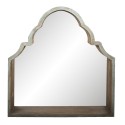 Clayre & Eef Mirror 85x87 cm Green Wood