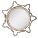 Clayre & Eef Miroir 86x84 cm Beige Bois