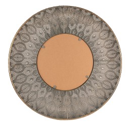 Clayre & Eef Mirror Ø 60 cm Gold colored Metal Round