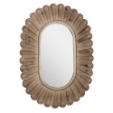 Clayre & Eef Mirror 73x104 cm Brown Wood Glass