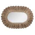 Clayre & Eef Mirror 73x104 cm Brown Wood Glass