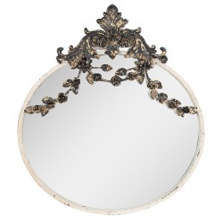 Clayre & Eef Mirror 51x4x57 cm Beige Black Metal Glass