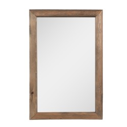 Clayre & Eef Spiegel 38x58 cm Braun Holz Glas Rechteck