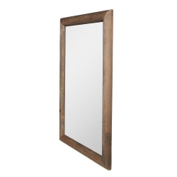 Clayre & Eef Spiegel 38x58 cm Braun Holz Glas Rechteck