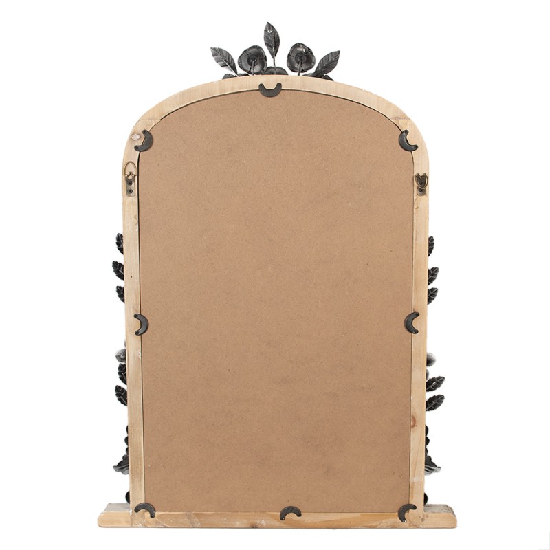 Clayre & Eef Mirror 56x5x77 cm Beige MDF Glass Rectangle