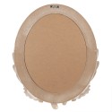 Clayre & Eef Mirror 50x5x60 cm White MDF Glass Oval